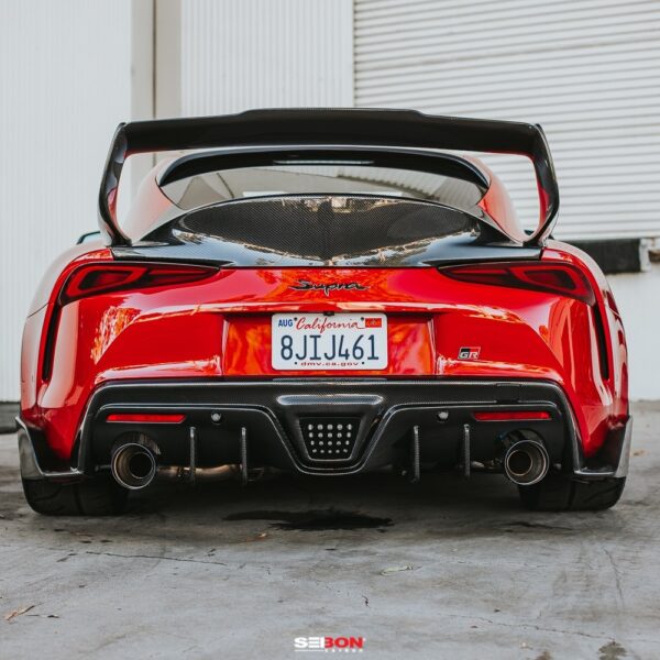 Seibon TD Style Carbon Fibre Rear Spoiler Supra A90 - Image 2