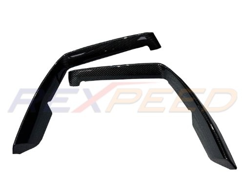 Rexpeed Supra GR 2020+ Dry Carbon Front Side Bumper Covers-Gloss ...