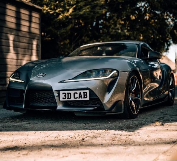 3DCabin Quick Release Number Plate Mount For GR Toyota Supra A90