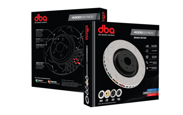 DBA 4000 Series T3 Slotted Rear Brake Discs Toyota GR Yaris