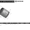 Whiteline Front Control Arm Lower Bushing Kit Toyota Supra A90 2019+ - Image 2