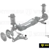 Whiteline Anti-Dive Kit Front Control arm lower inner front bushing For Toyota GT86 GR86 Subaru BRZ - Image 2
