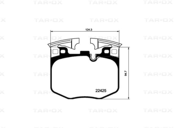 Rear TAROX Brake Pads – Toyota GR Supra 3.0 – Strada - Image 2