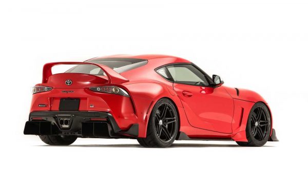 LG Heritage Edition GR Toyota Supra A90 Carbon Rear Spoiler