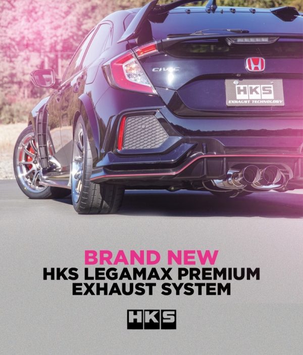 HKS Legamax Premium Exhaust Honda Civic Type R FK8