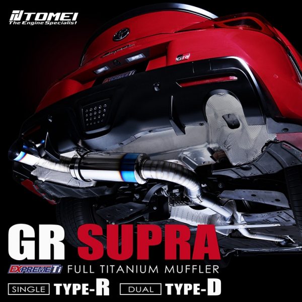 Tomei Expreme TI Titanium Muffler Exhaust Type-R GR Toyota Supra A90