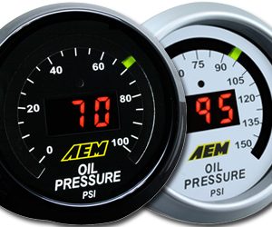 AEM Digital Oil/Fuel Pressure Gauge
