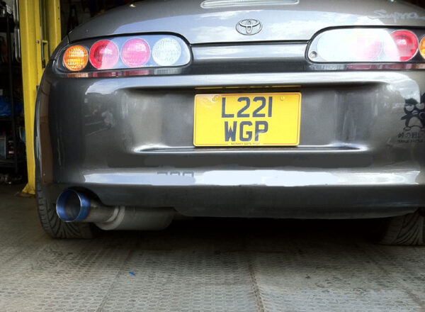 Garage Whifbitz 3" Titanium Supra Exhaust Single Box