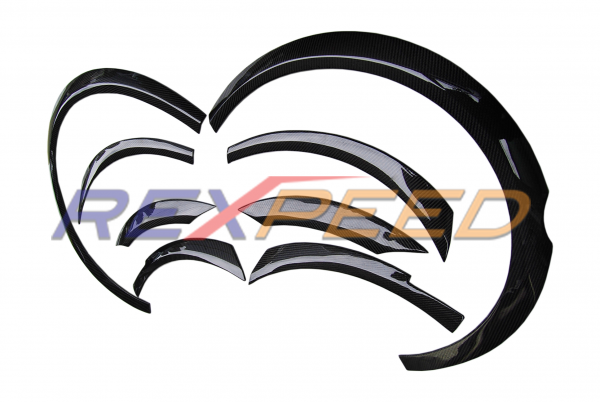 Rexpeed V2 GR Supra Carbon Fiber Fender Trim Kit