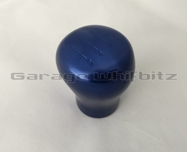 Garage Whifbitz 6 Speed Billet Aluminium Supra Blue Gear Knob